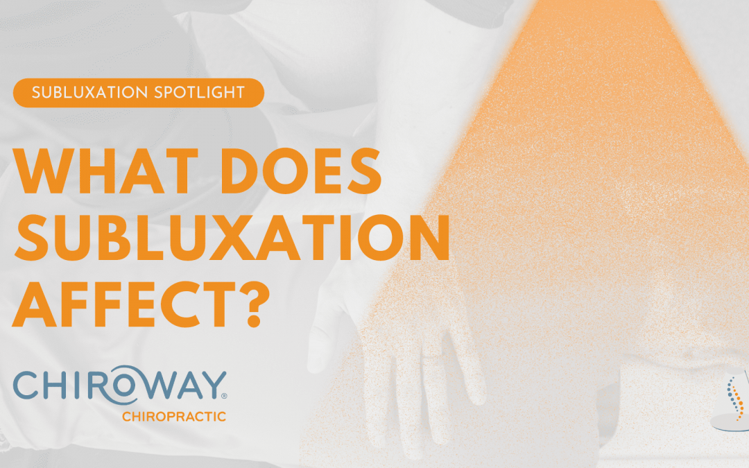 What does subluxation affect?